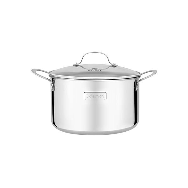 High-grade stainless steel pot with 3 layers of seamless bottom Tri-Max 16cm