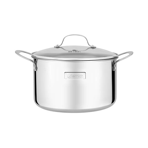High-class stainless steel pot with 3 layers of seamless Tri-Max 20cm